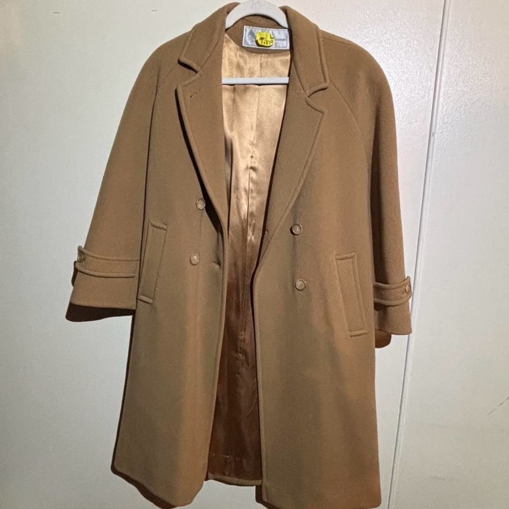 Vintage Tan Wool Coat